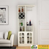tủ rượu gỗ công nghiệp nhỏ gọn TR-017