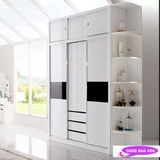 tủ áo gỗ công nghiệp cửa lùa TA-033