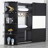 Tủ quần áo kết hợp kệ trang trí TA-002