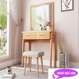bàn trang điểm cá nhân gỗ tự nhiên BTD-127