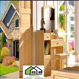 bàn trang điểm gỗ sồi BTD-136