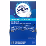 Viên sủi hỗ trợ giảm đau Alka-Seltzer Original - loại 116 viên [NEW LOOK]