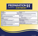 Kem bôi trĩ Preparation H Hemorrhoidal Ointment (hộp : 2 tuýp x 58gr)