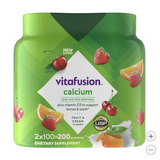 Kẹo dẻo vitamin dành cho người lớn Vitafusion Calcium 500mg loại 100 viên x 2 hộp.