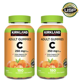 Kẹo dẻo bổ sung vitamin C 250mg Adults Gummies Kirkland, loại 360 viên