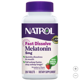 Viên Uống Hỗ Trợ Ngủ Ngon Natrol Melatonin 5 mg. Fast Dissolve Tablets, 250 viên