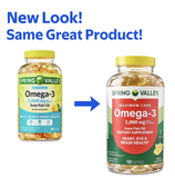 Viên uống dầu cá Spring Valley Omega-3 2000mg 180 viên