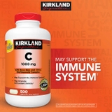 Vitamin C 1000mg Kirkland - loại 500 viên