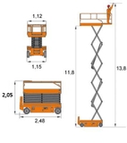 Xe Cắt Kéo 14m-DingLi1412