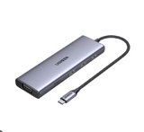 Hub USB Type-C 9 trong 1 ra HDMI 4K@30Hz, VGA, USB 3.0, Lan 1Gbps, SD/TF, Sạc PD 100W Ugreen 15600