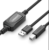 Cáp máy in USB 10m Ugreen 10374 có IC khuếch đại chính hãng