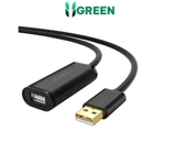 Cáp USB nối dài 10m có chíp khuếch đại Ugreen 10321 Chính hãng