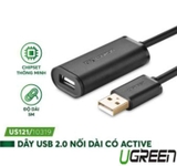 Cáp USB nối dài 5m có chíp khuếch đại chính hãng Ugreen 10319