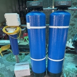 Bộ Lọc Nước Đá Vôi 2 Cột Lọc Composite 1054 Khung Inox 304 Tự Động
