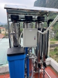 Hệ Thống Lọc Nước Sinh Hoạt Cao Cấp Có Tủ INOX 304 Bảo Vệ Ngoài Trời