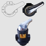 Bộ lọc thô nước sinh hoạt tổng đầu nguồn 2 cấp công suất 1,5m3 giá inox 304