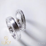 HAPPY149 - Nhẫn cưới thiết kế, nhẫn cưới cao cấp- Lucy Jewelry
