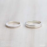 Nhẫn đôi nhẫn cặp bạc Lucy - ND101