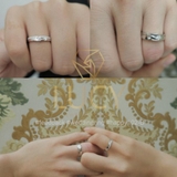 HAPPY102B_PT Nhẫn cưới bạch kim cao cấp Platinum 90% PT900 - Lucy Jewelry