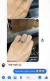EM102 Nhẫn cầu hôn đính hôn, nhẫn vàng nữ, nhẫn ổ kim cương 4.5mm - Lucy Jewelry