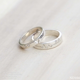 Nhẫn đôi nhẫn cặp bạc Lucy - ND104