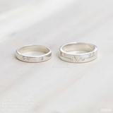 Nhẫn đôi nhẫn cặp bạc Lucy - ND104