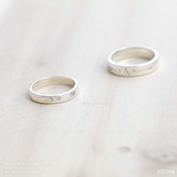 Nhẫn đôi nhẫn cặp bạc Lucy - ND104