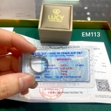 EM113 - Nhẫn cầu hôn đính hôn, nhẫn vàng nữ, nhẫn ổ kim cương 5mm - Lucy Jewelry