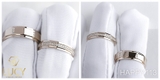 HAPPY113 Nhẫn cưới đẹp vàng tây, vàng trắng, vàng hồng 10k 14k 18k, Bạch Kim Platinum PT900 đính CZ, Moissanite, Kim cương - Lucy Jewelry
