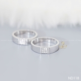 Nhẫn đôi nhẫn cặp bạc Lucy - ND118