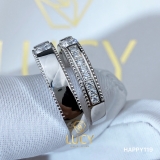 HAPPY119 Nhẫn cưới thiết kế, nhẫn cưới cao cấp, nhẫn cưới kim cương 3.5mm 3.6mm- Lucy Jewelry