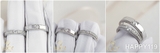 HAPPY119 Nhẫn cưới thiết kế, nhẫn cưới cao cấp, nhẫn cưới kim cương 3.5mm 3.6mm- Lucy Jewelry