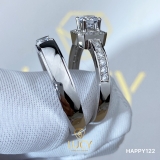 HAPPY122 Nhẫn cưới thiết kế, nhẫn cưới cao cấp, nhẫn cưới kim cương 3.5mm 3.6mm 4.5mm - Lucy Jewelry