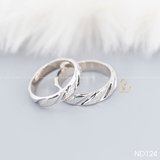 Nhẫn đôi nhẫn cặp bạc Lucy - ND124