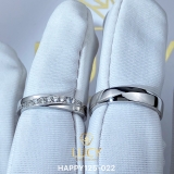 HAPPY125-022 Nhẫn cưới thiết kế, nhẫn cưới cao cấp, nhẫn cưới  kim cương - Lucy Jewelry