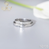 Nhẫn đôi nhẫn cặp bạc Lucy - ND135
