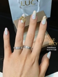 HAPPY138 Nhẫn cưới thiết kế, Nhẫn cưới cao cấp, Nhẫn cưới kim cương 3.5mm 3.6mm - Lucy Jewelry