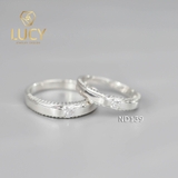 Nhẫn đôi nhẫn cặp bạc Lucy - ND139
