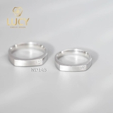 Nhẫn đôi nhẫn cặp bạc Lucy - ND145