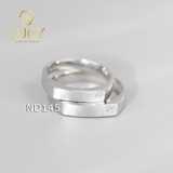 Nhẫn đôi nhẫn cặp bạc Lucy - ND145