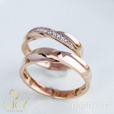 HAPPY147 - Nhẫn cưới thiết kế, nhẫn cưới cao cấp- Lucy Jewelry