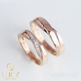 HAPPY147 - Nhẫn cưới thiết kế, nhẫn cưới cao cấp- Lucy Jewelry