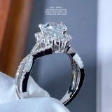 EM153 - Nhẫn cầu hôn, heart cut, 1.0 carat - Lucy Jewelry