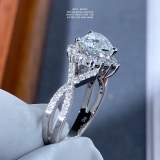 EM153 - Nhẫn cầu hôn, heart cut, 1.0 carat - Lucy Jewelry