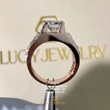 AM016 - Nhẫn nam, round cut, 10mm - Lucy Jewelry