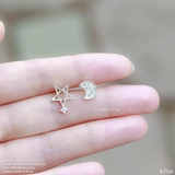 Khuyên tai trăng sao  - KT160