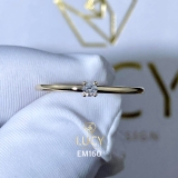 EM160 - Nhẫn cầu hôn, round cut, 2.3mm - Lucy Jewelry
