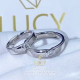 HAPPY161 - Nhẫn cưới thiết kế, nhẫn cưới cao cấp- Lucy Jewelry
