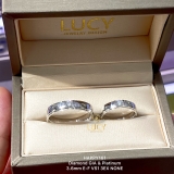 HAPPY161 - Nhẫn cưới thiết kế, nhẫn cưới cao cấp- Lucy Jewelry