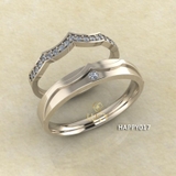 HAPPY017 Nhẫn cưới thiết kế - Lucy Jewelry